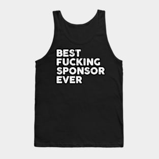 Best Sponsor Ever Funny Sarcastic Gift Idea colored Vintage Tank Top